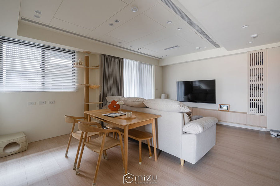 客餐廳實景 | GL6103 特羅橡木 木地板 | NAXHORN 犀牛地板